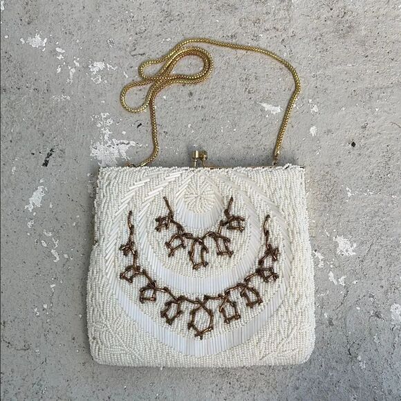 Handbags - Vintage hand beaded bag
